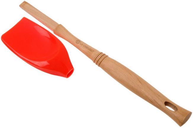 Image for Le Creuset Silicone Pro spoon spatula medium, orange-red