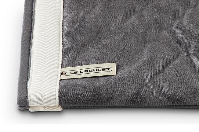 Image pour Le Creuset Mist Grey manique en tissu, gris