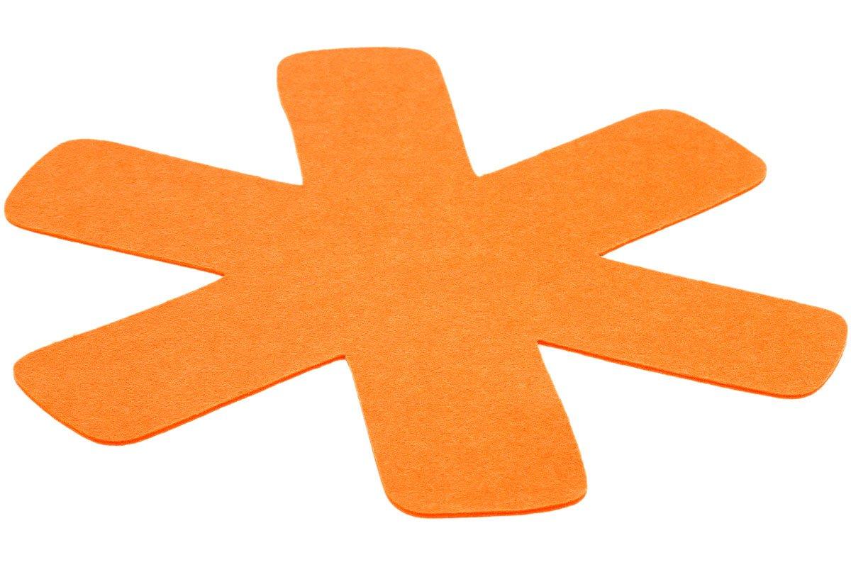 Le Creuset pan protectors 40 cm, 3pc set, orange Advantageously