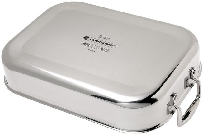 Le Creuset Stainless Steel Roasting Pan with Rack