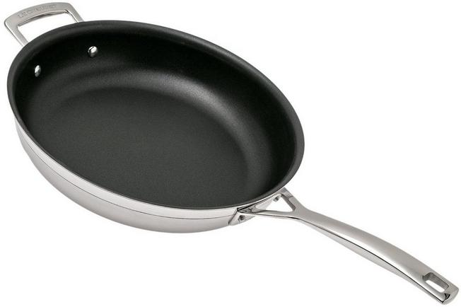 Wok Induzione 28cm Alluminio Forgiato, 3 Strati Titanio