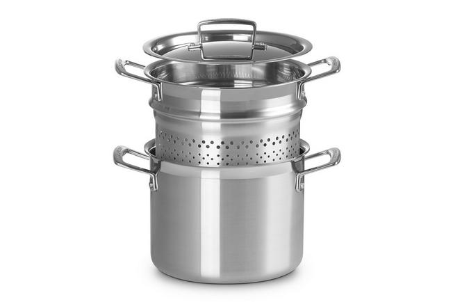 Immagine per Le Creuset pentola con scolapasta a 3 strati, 20 cm, 5L