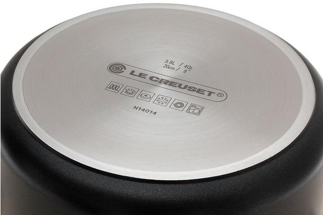 Image for Le Creuset Les Forgées aluminum saucepan with lid, 20cm