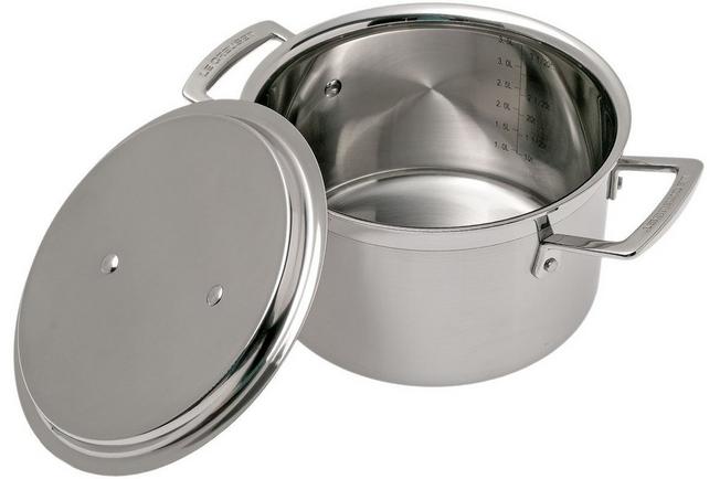 Le Creuset 3-ply casserole, 20 cm, 4L