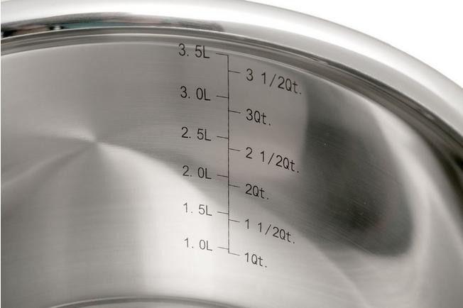 Le Creuset 3-ply PLUS casserole à pâtes avec insert 26 cm