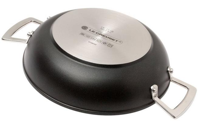 Image for Le Creuset Les Forgées Provençale aluminium sauté pan with lid, 24 cm