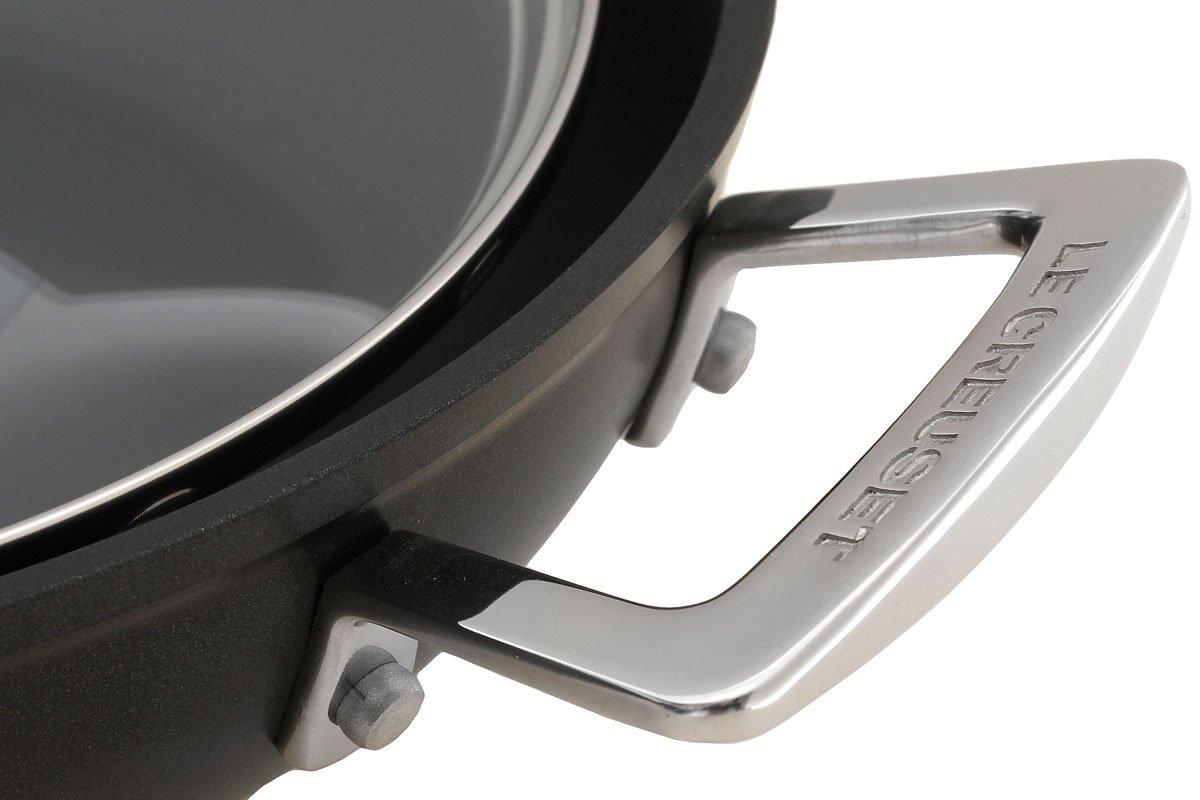 Le Creuset Les Forgées aluminum sauté pan with lid, 26cm ...