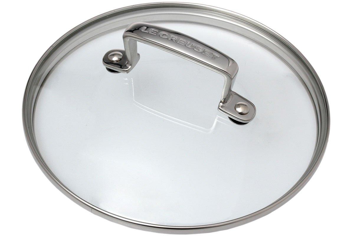Le creuset Deksel Van gehard glas