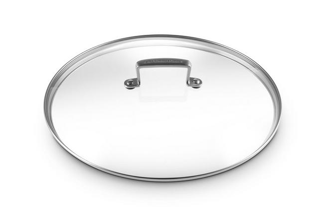 Image for Le Creuset Les Forgées aluminum with a glass lid, 30cm