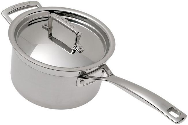 Le Creuset Magnetik steelpan met deksel, cm, 2,8L | kopen bij knivesandtools.be