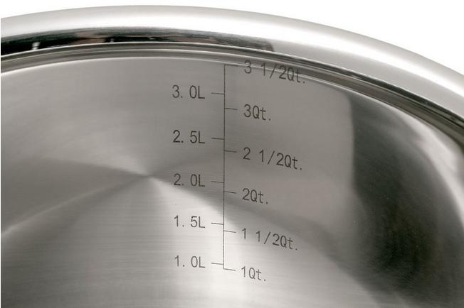 Le Creuset 3-ply casserole avec couvercle, 18 cm, 2,8L