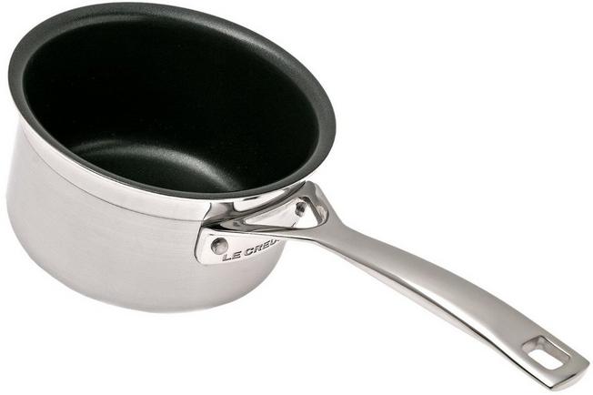 Le Creuset Stainless Steel Saucier Pan with Lid & Reviews