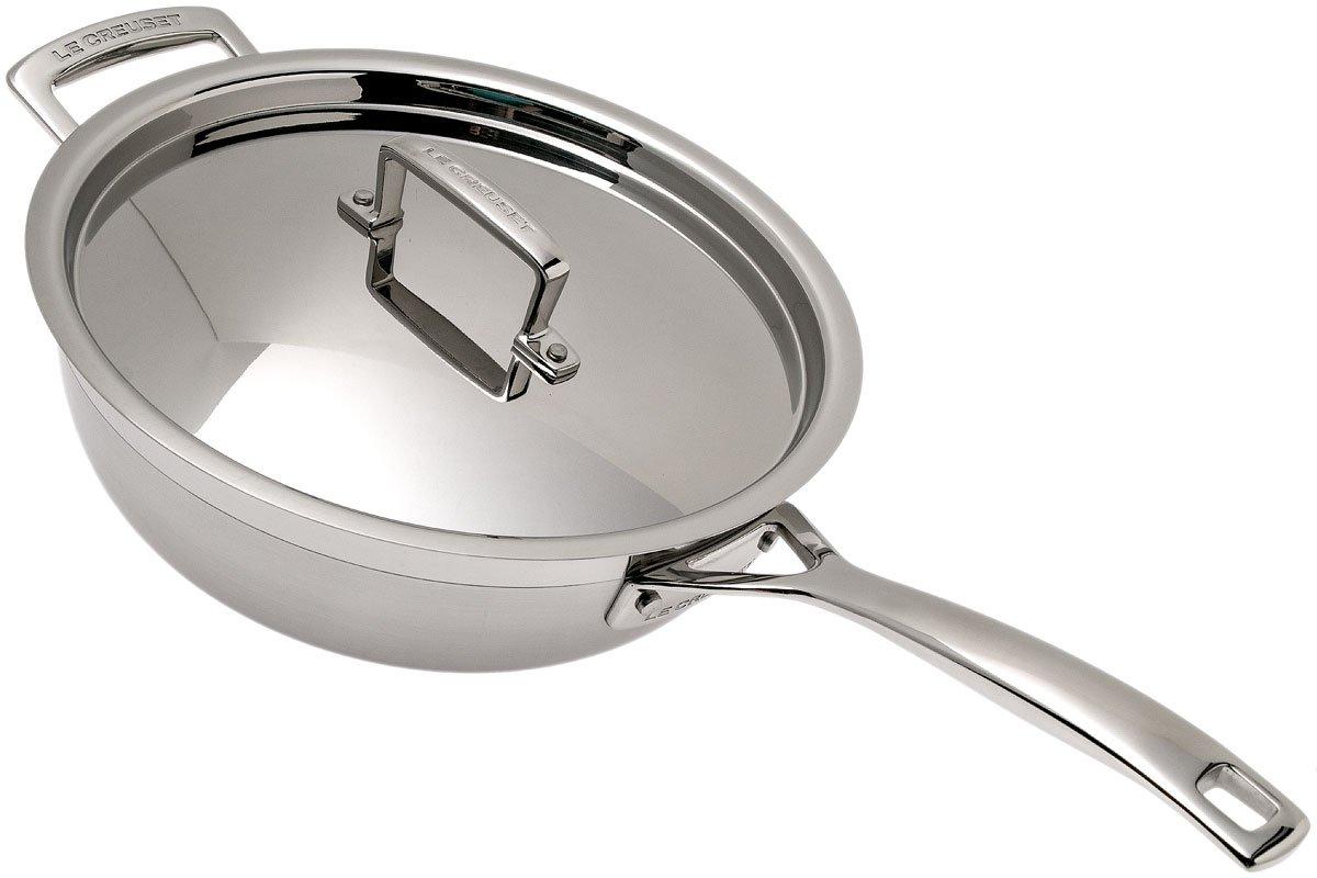 Le Creuset 3ply Chef sauté pan 24 cm, 3,3L Advantageously shopping