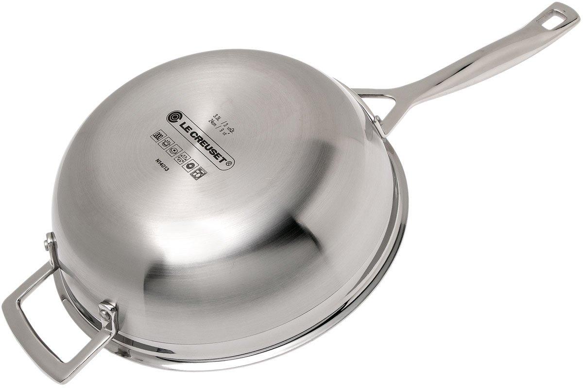 Le Creuset 3ply Chef sauté pan 24 cm, 3,3L Advantageously shopping