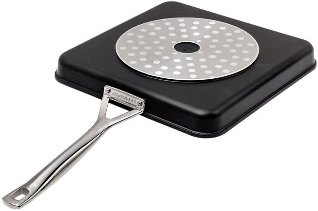 Image for Le Creuset Les Forgées square grill pan 28 cm