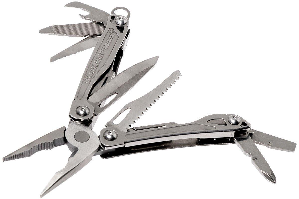 Multiherramienta Sidekick Leatherman, acero inoxidable con funda de nylon