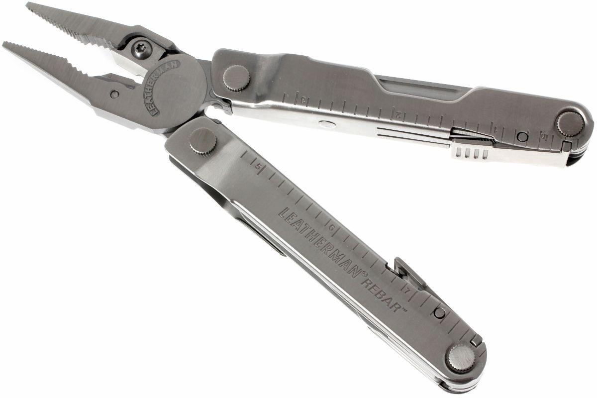 Leatherman Rebar multitool, lederen foedraal 831551 Voordelig kopen bij knivesandtools.nl
