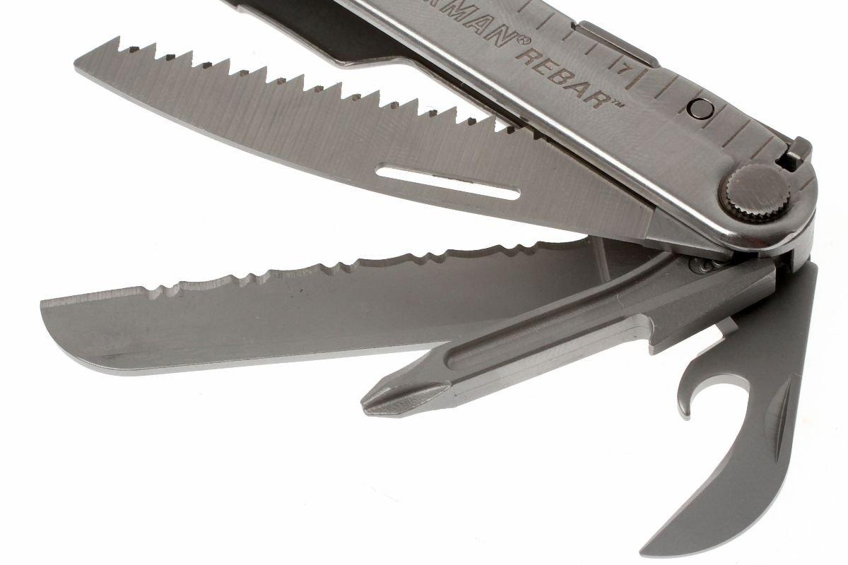 Leatherman Rebar multitool, lederen foedraal 831551 Voordelig kopen bij knivesandtools.nl