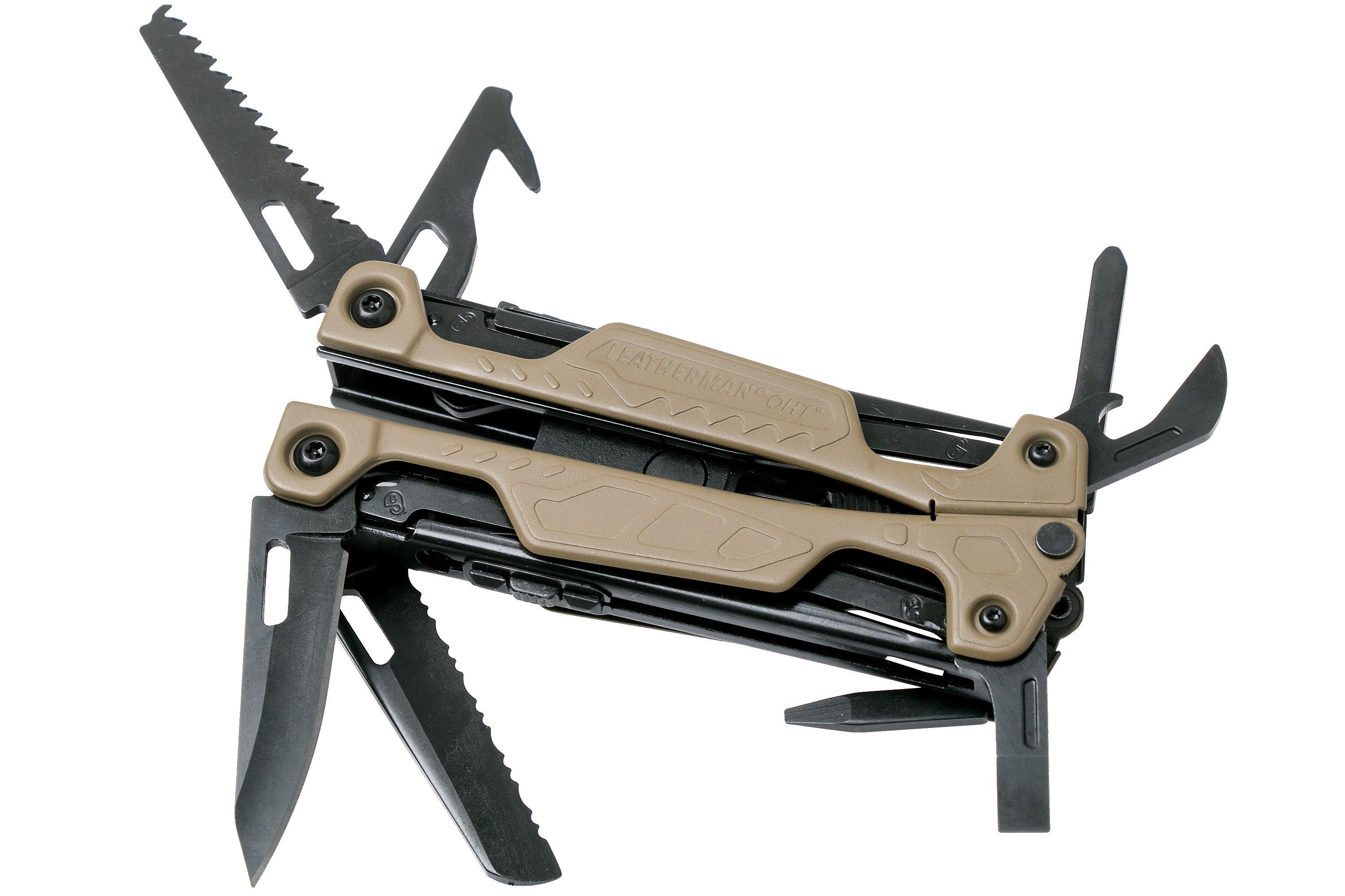 Leatherman One-Handed Tool, coyote | Advantageously shopping at 