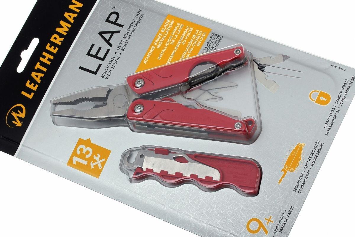 Leatherman Leap Red Multi-Tool With Blade! Rare & Hard to Find