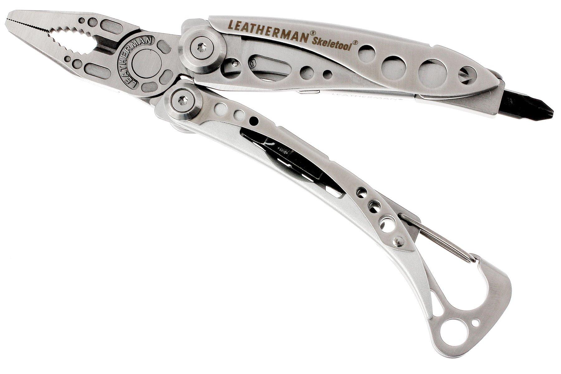 LEATHERMAN, Skeletool, 7-in-1 Lightweight, Minimalist Multi-tool for  Everyday Carry (EDC), Home, Garden & Outdoors, Blue