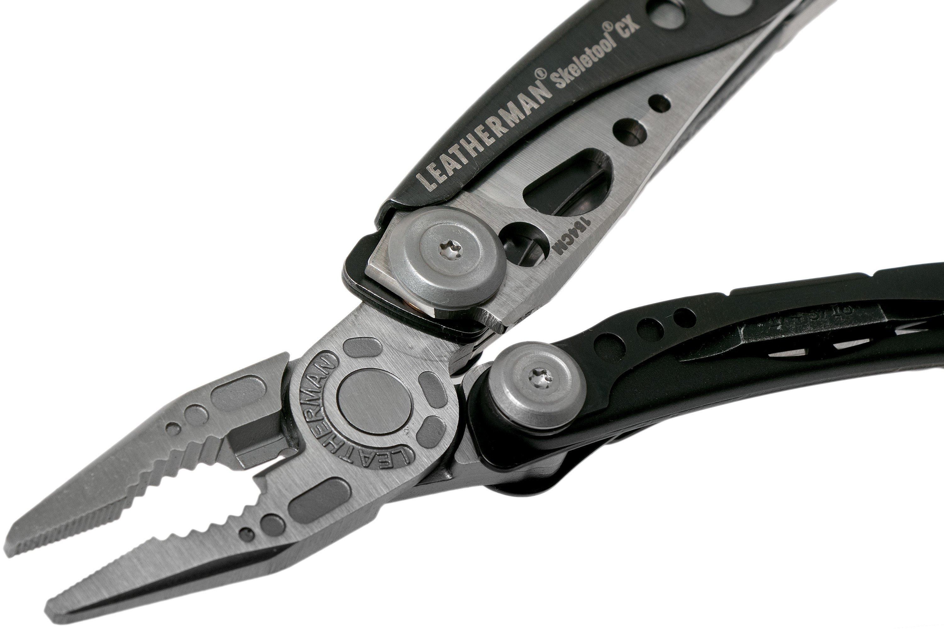 LEATHERMAN SKELETOOL MULTI-TOOL BLACK WITH TOPO BLADE **EXCELLENT CONDITION**