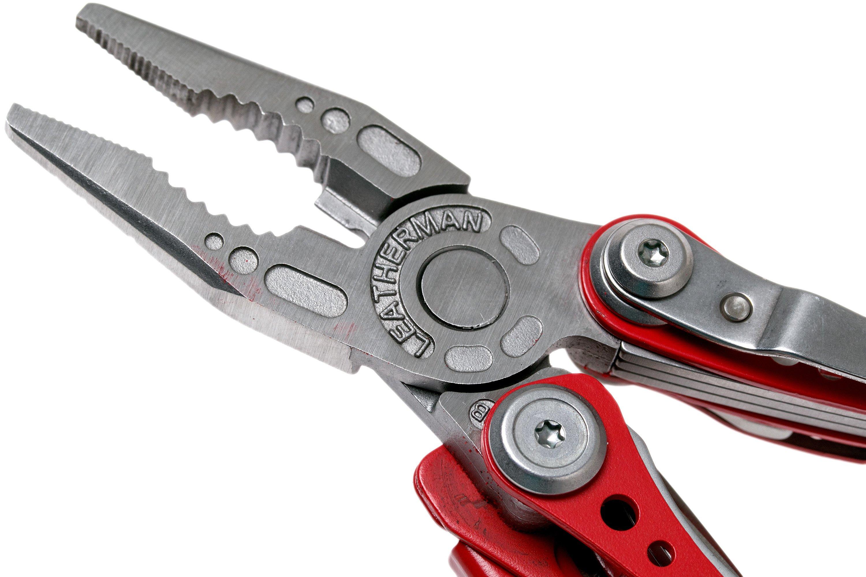 LEATHERMAN, Skeletool RX Multitool with Serrated Knife and Glass Breaker,  Red 