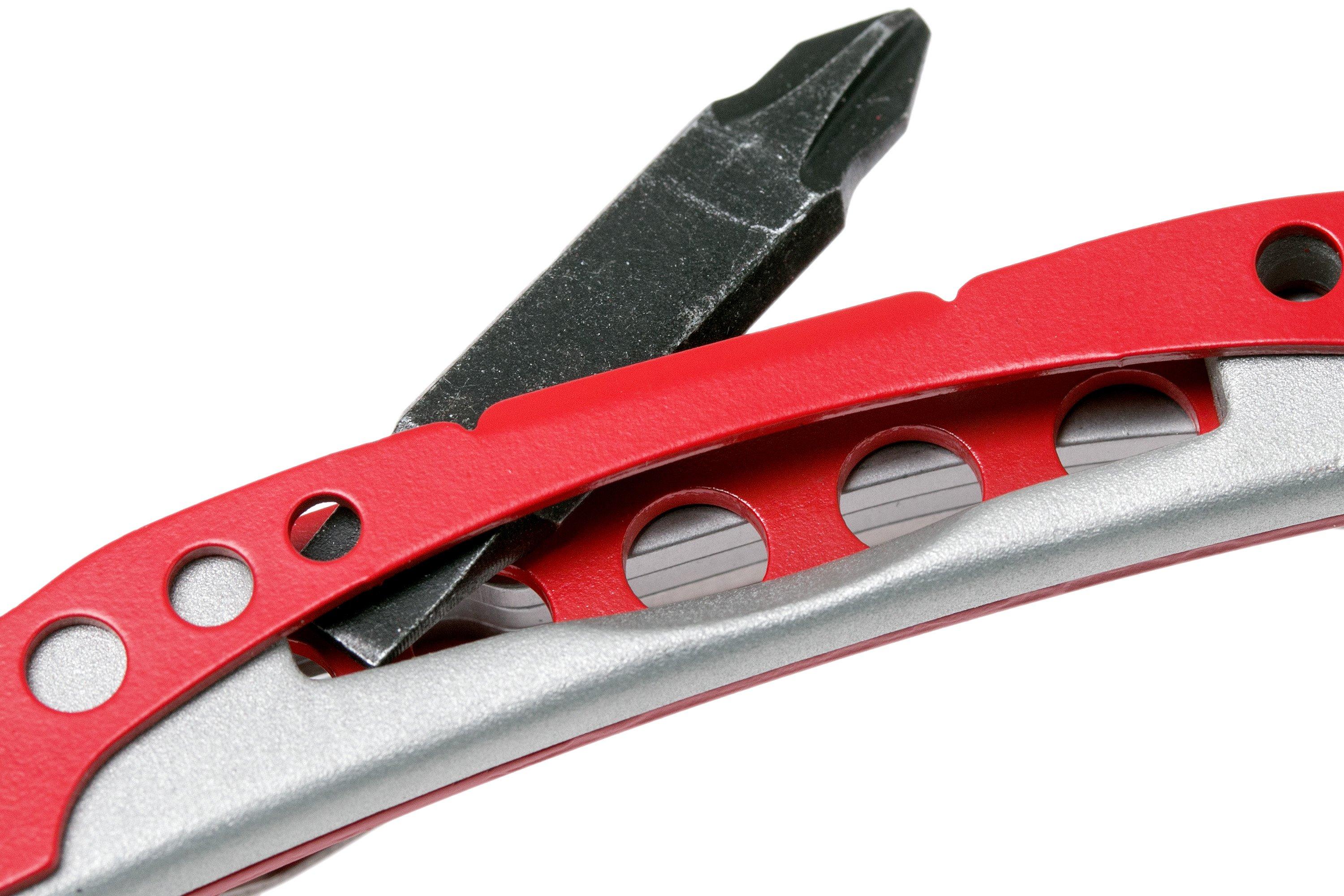 LEATHERMAN, Skeletool RX Multitool with Serrated Knife and Glass Breaker,  Red