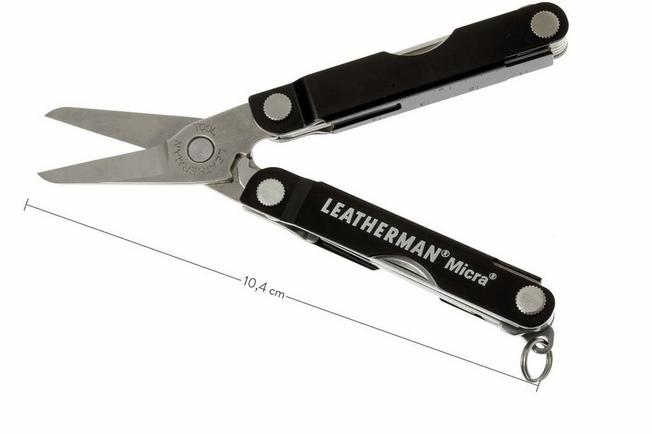 Leatherman Micra Multi Tool w/ 1.6 Knife (10-in-1) Black - Blade HQ