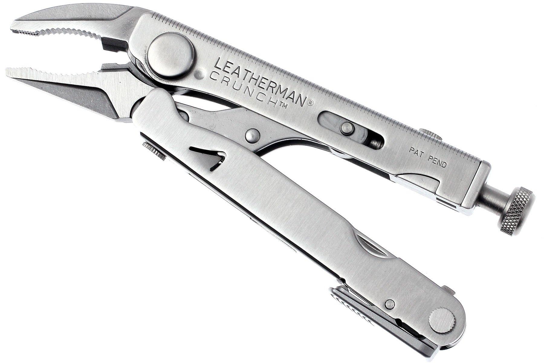 Leatherman Crunch multitool, lederen foedraal 68010101K | Voordelig ...