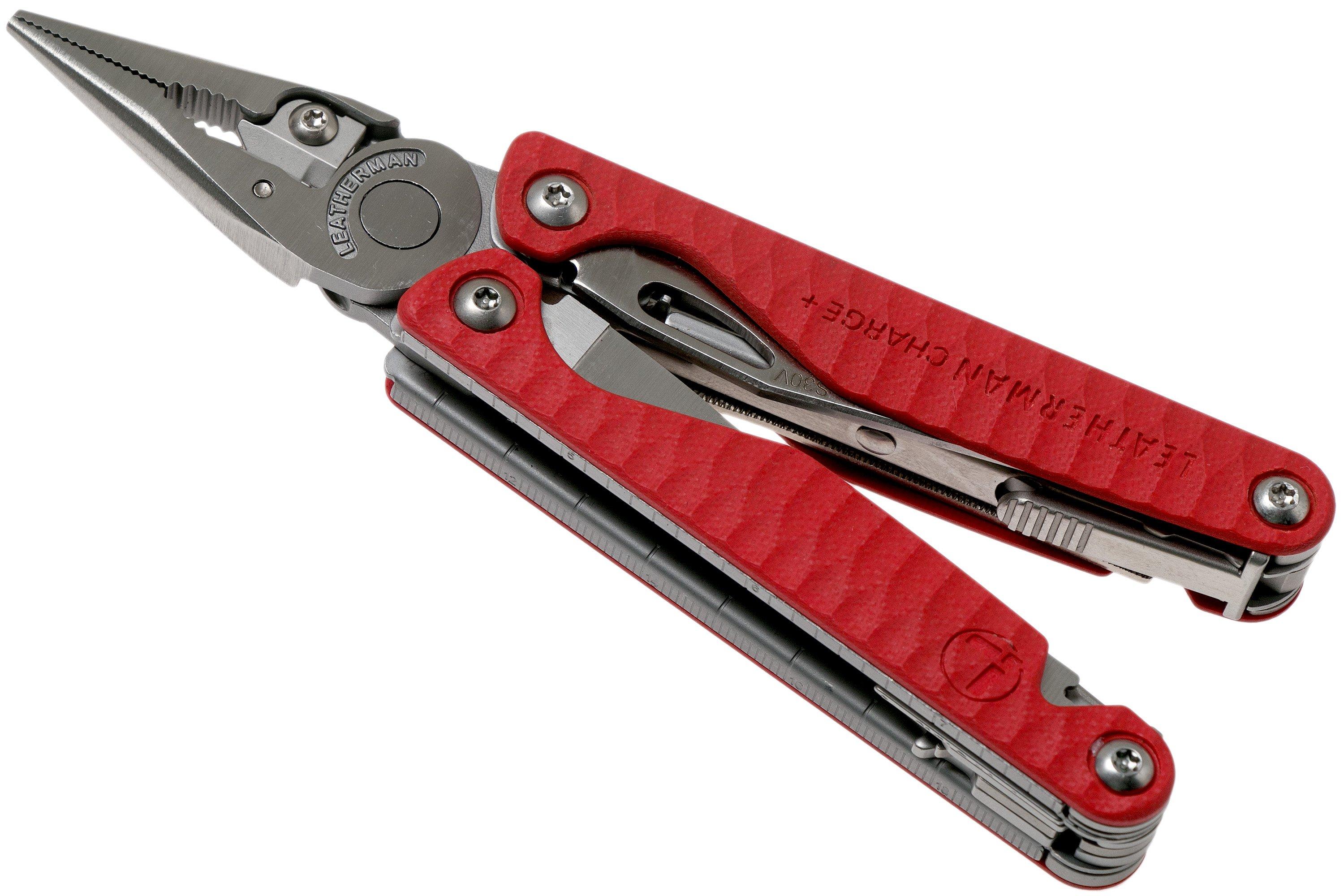 Leatherman Charge Plus Red G10 multi-tool, nylon sheath 832778