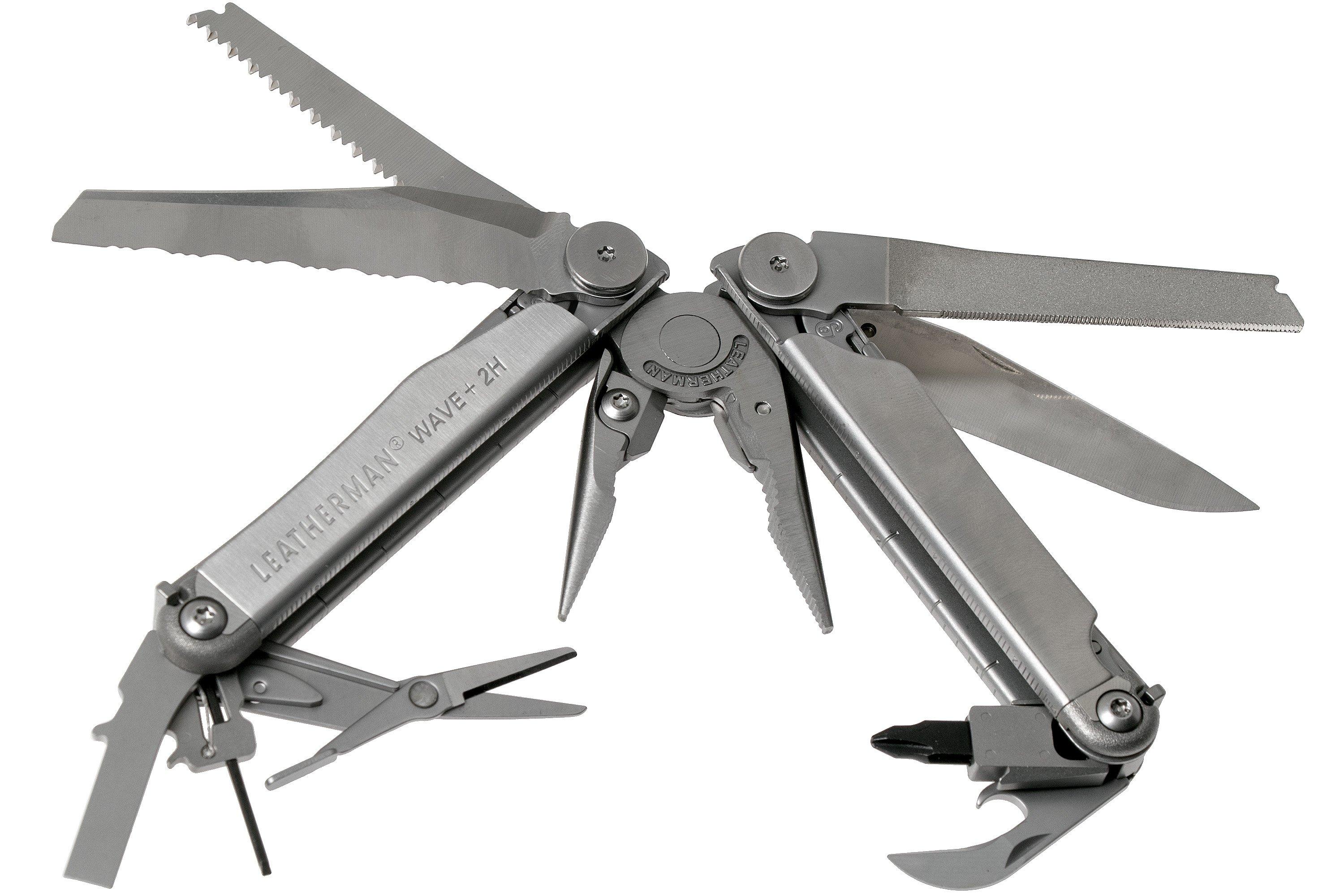 Leatherman Wave®+ 2H Multi-Tool, Stainless Steel - Worldshop