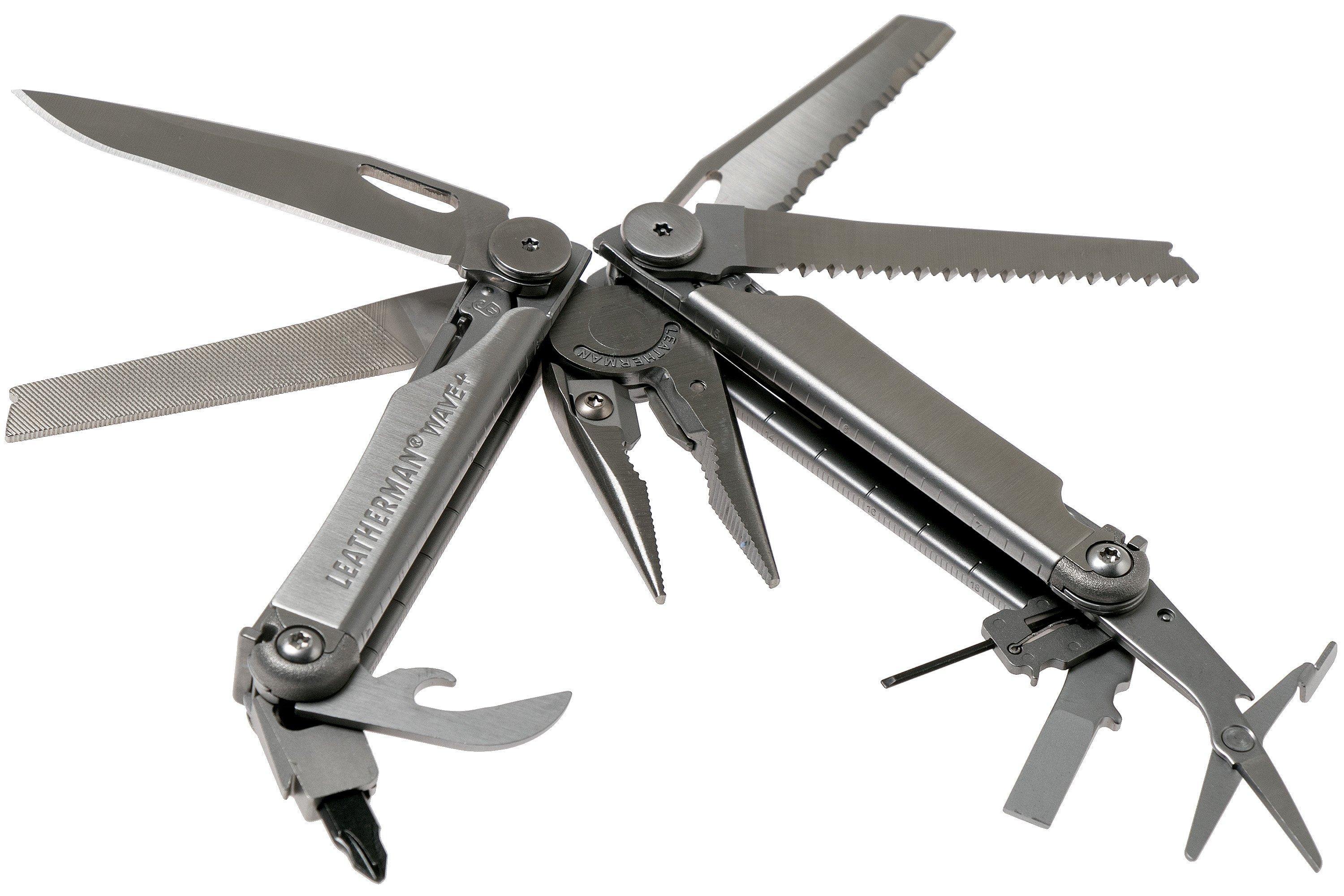 Leatherman Wave Stainless Steel Multi Tool With Pocket Clip New