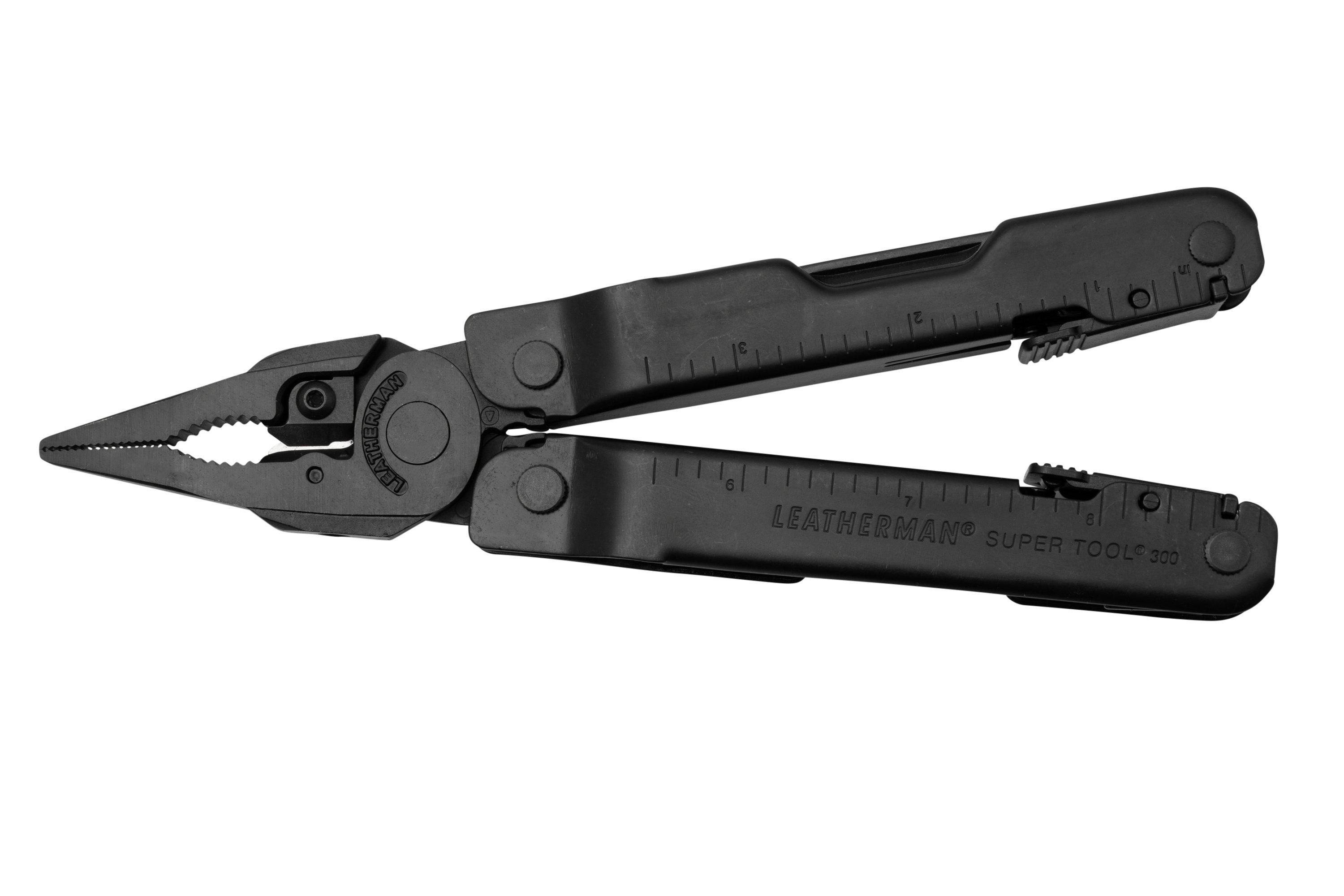 Leatherman Super Tool 300 Multitool, Black with MOLLE Sheath 831105