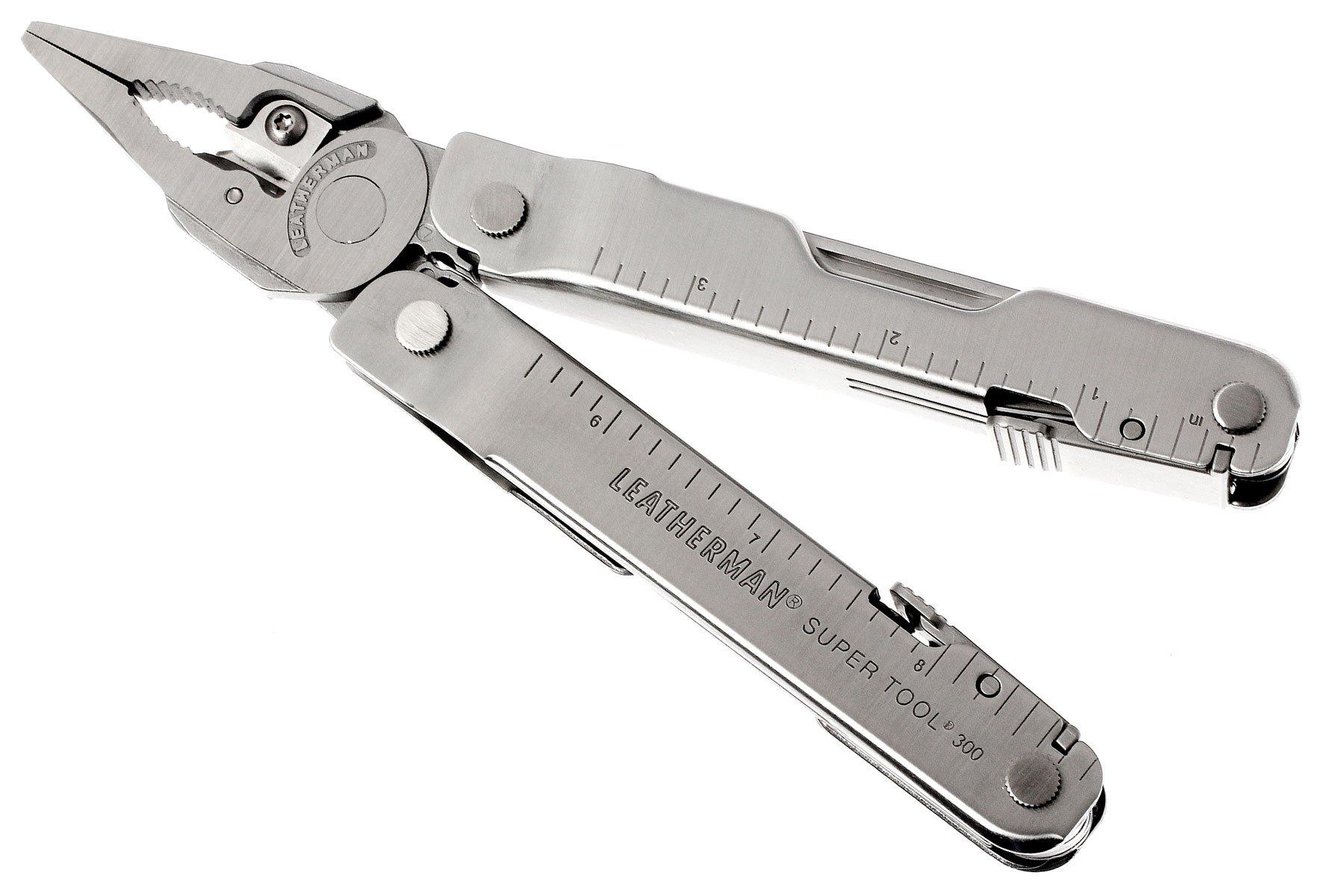 Alicate multiherramienta Leatherman Super Tool 300 óxido negro con 19  funciones - 38-26089 - LEATHERMAN