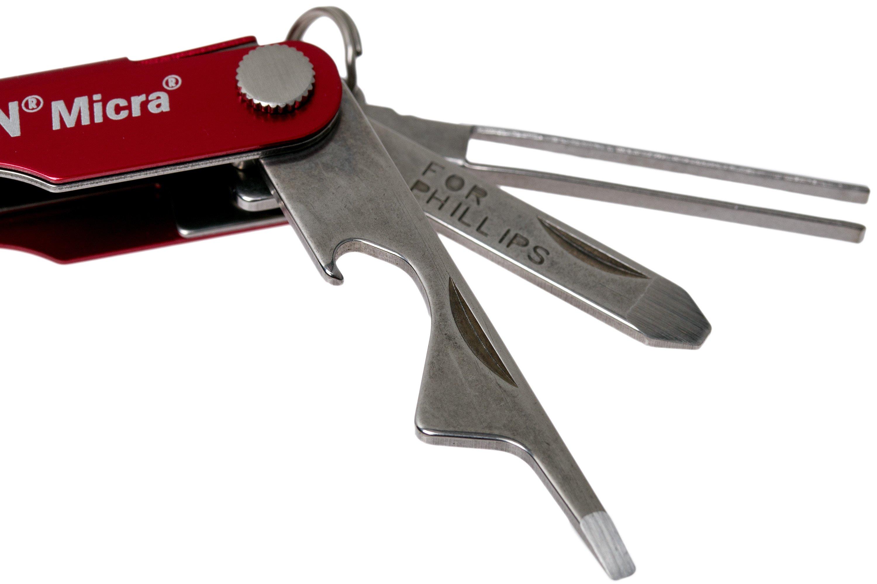 Leatherman Micra Red, keychain multitool Advantageously shopping at