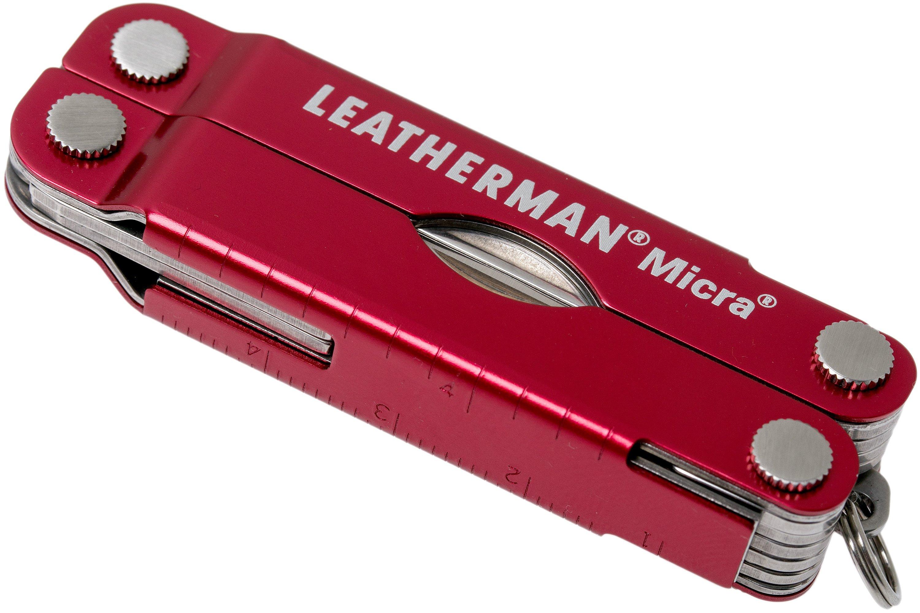 Leatherman Micra Red, keychain multitool Advantageously shopping at