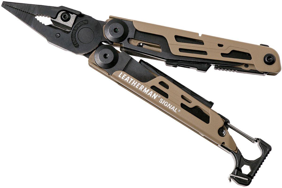 Multiherramienta Leatherman Signal coyote, funda