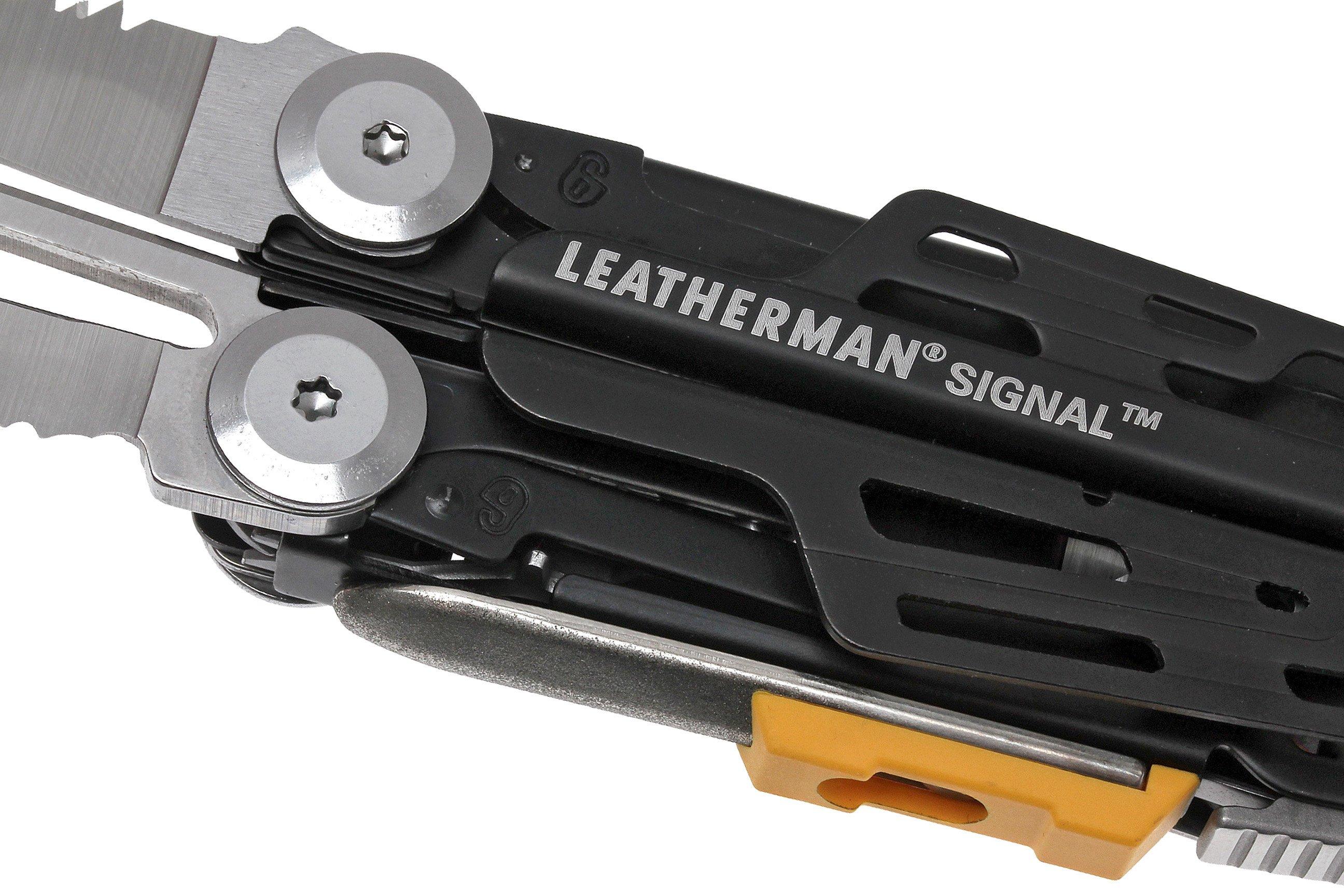 LEATHERMAN, Signal, 19-in-1 Multi-tool for Outdoors, Camping, Hiking,  Fishing, Survival, Durable & Lightweight EDC, Made in the USA, Stainless  Steel with Nylon Sheath 