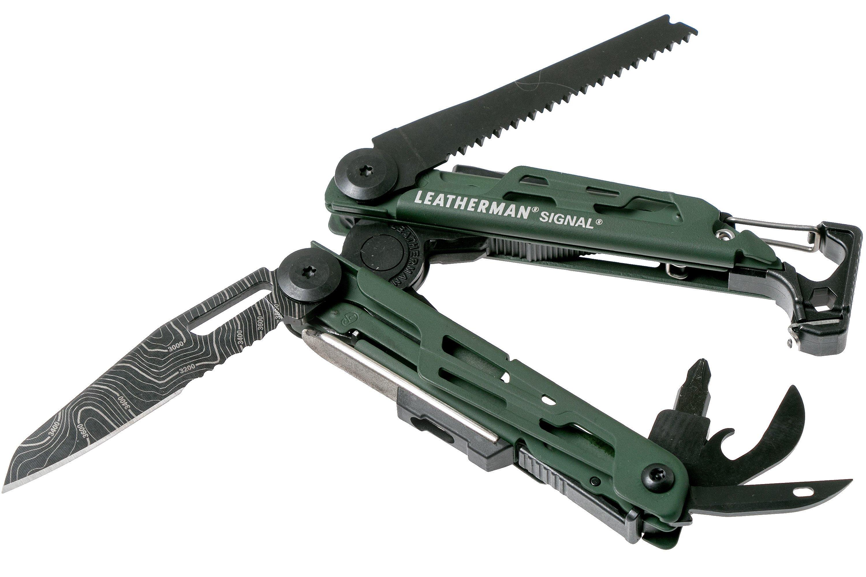 Leatherman Signal Green, Topo Blade, Limited Edition survival 