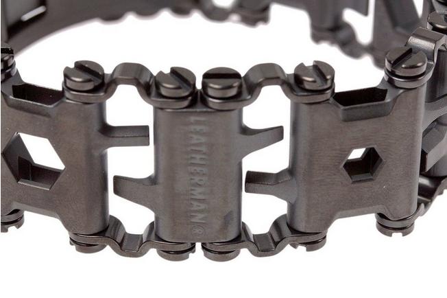 Men multitool bracelet made in the style of Leatherman Tread black - Sikumi. lv. Gift Ideas