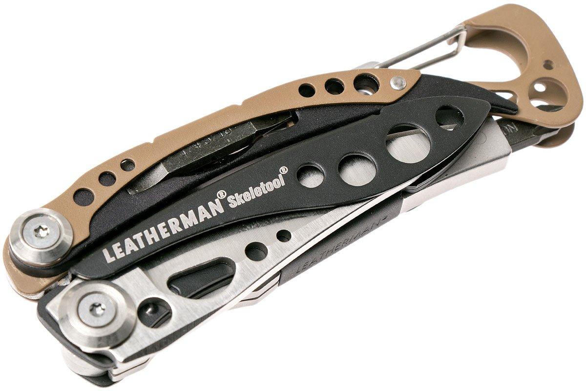 Leatherman Skeletool Coyote multitool, in gift box Advantageously
