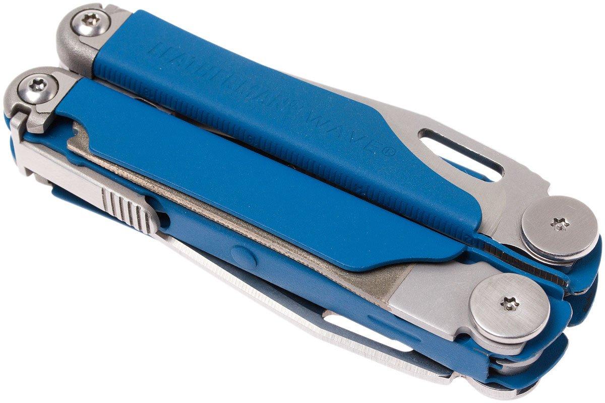 Leatherman Wave Blue Ridgeway multitool met 6delige bitset, nylon