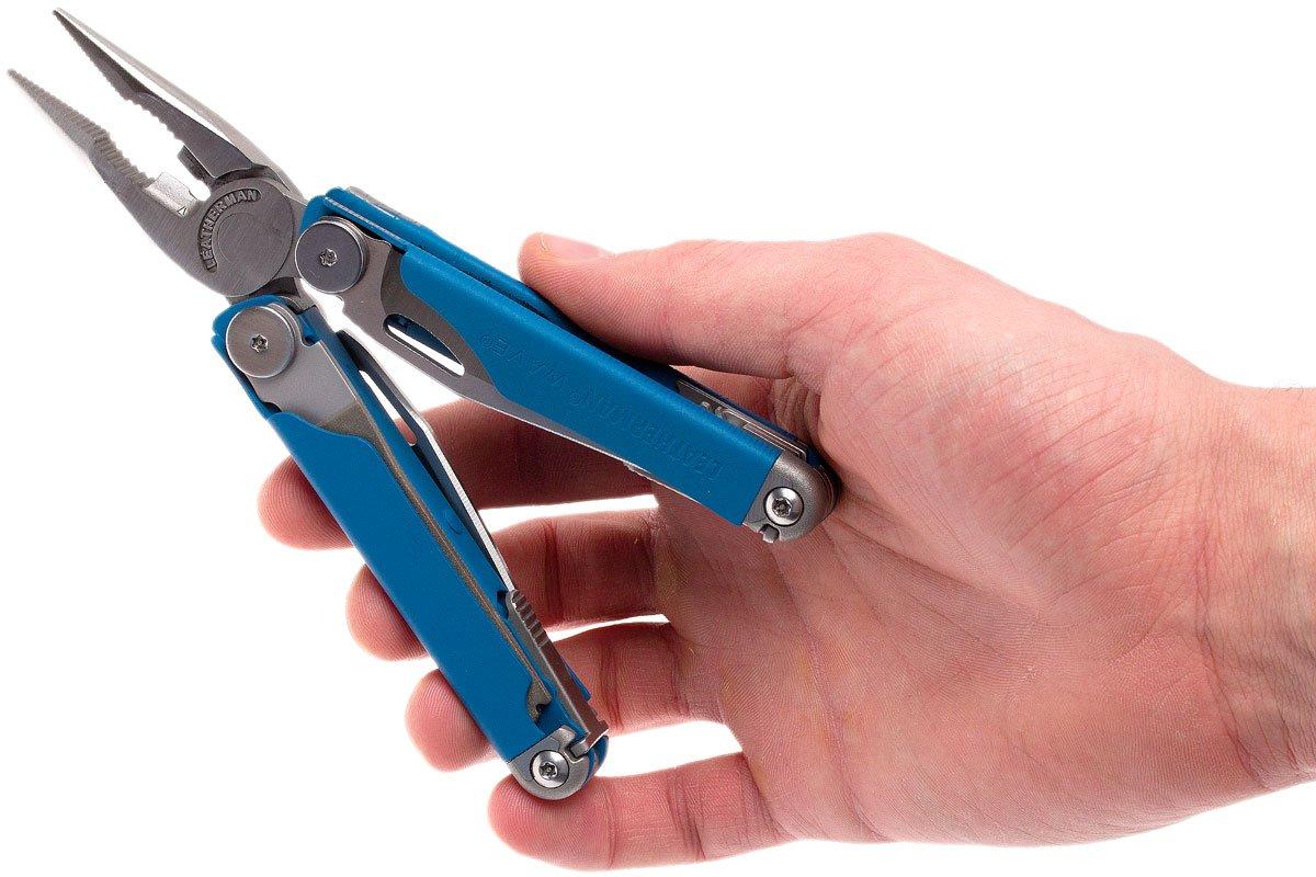 Leatherman Wave Blue Ridgeway multitool met 6delige bitset, nylon