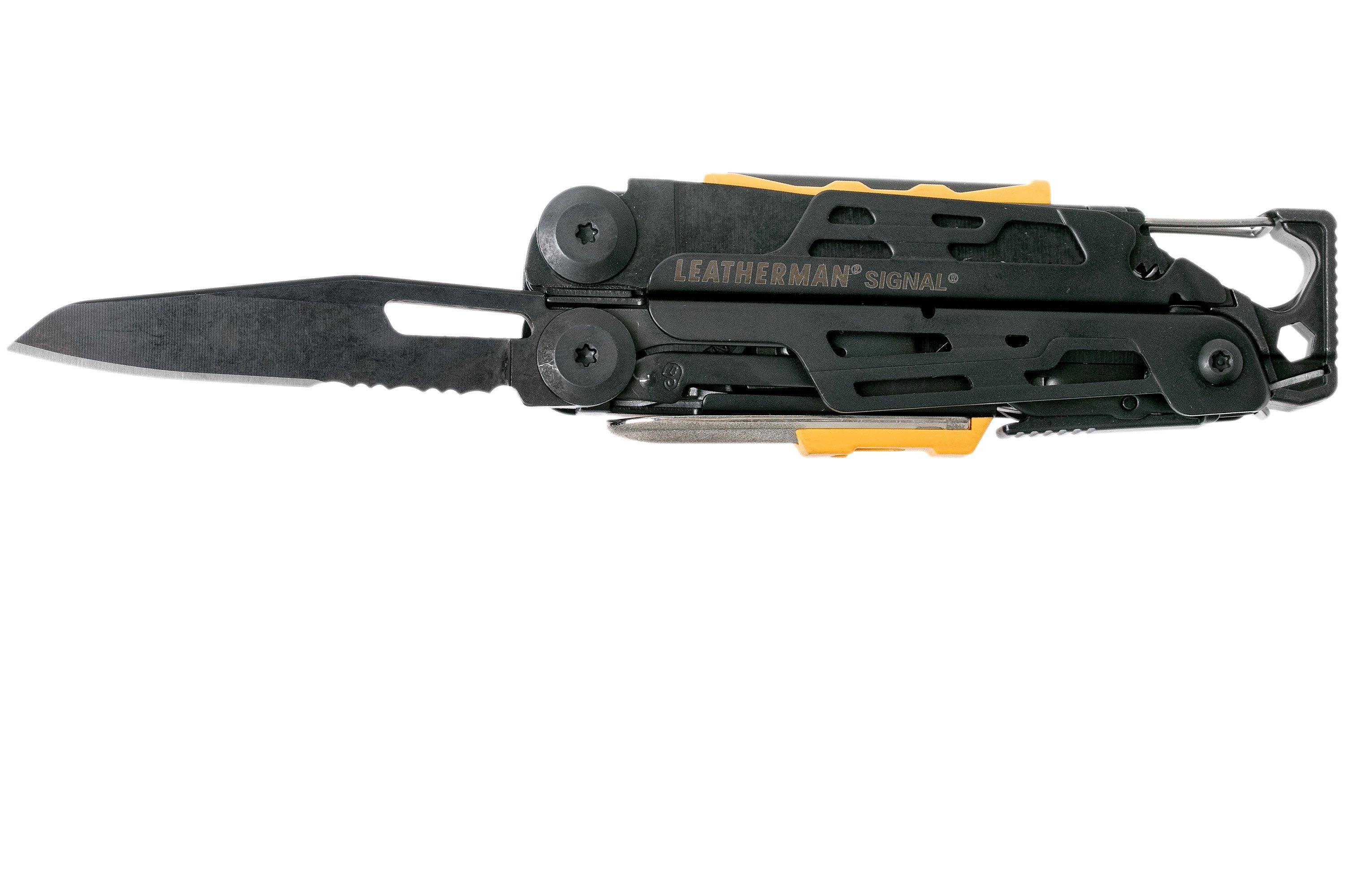 Leatherman Signal Black survival multitool, nylon sheath 832586