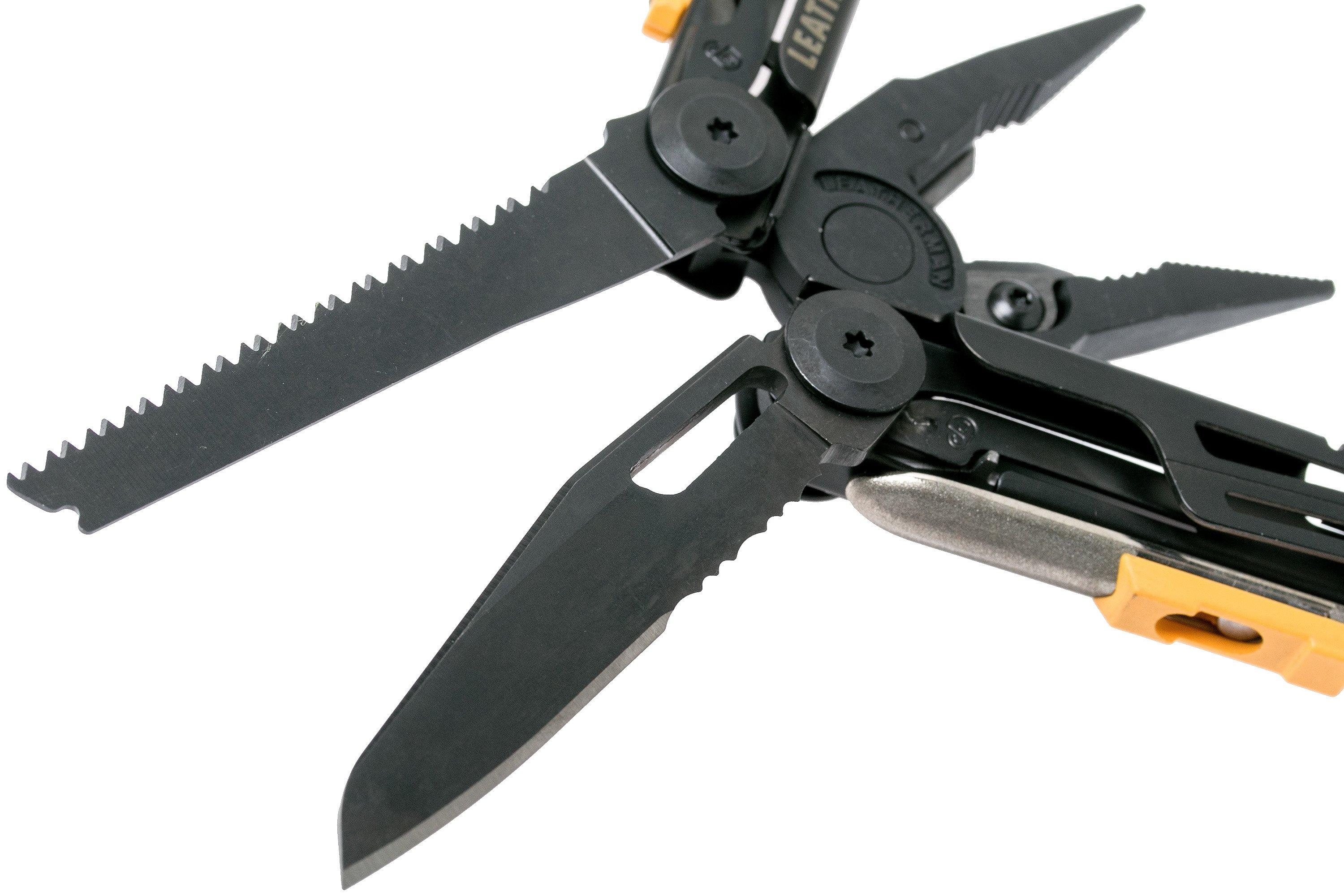 Leatherman Signal Black survival multitool, nylon sheath 832586