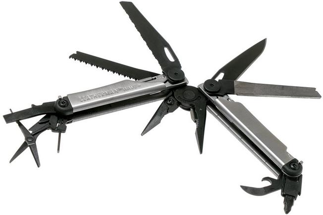 Leatherman Outil multifonction Wave Plus Black & Silver avec étui nylon