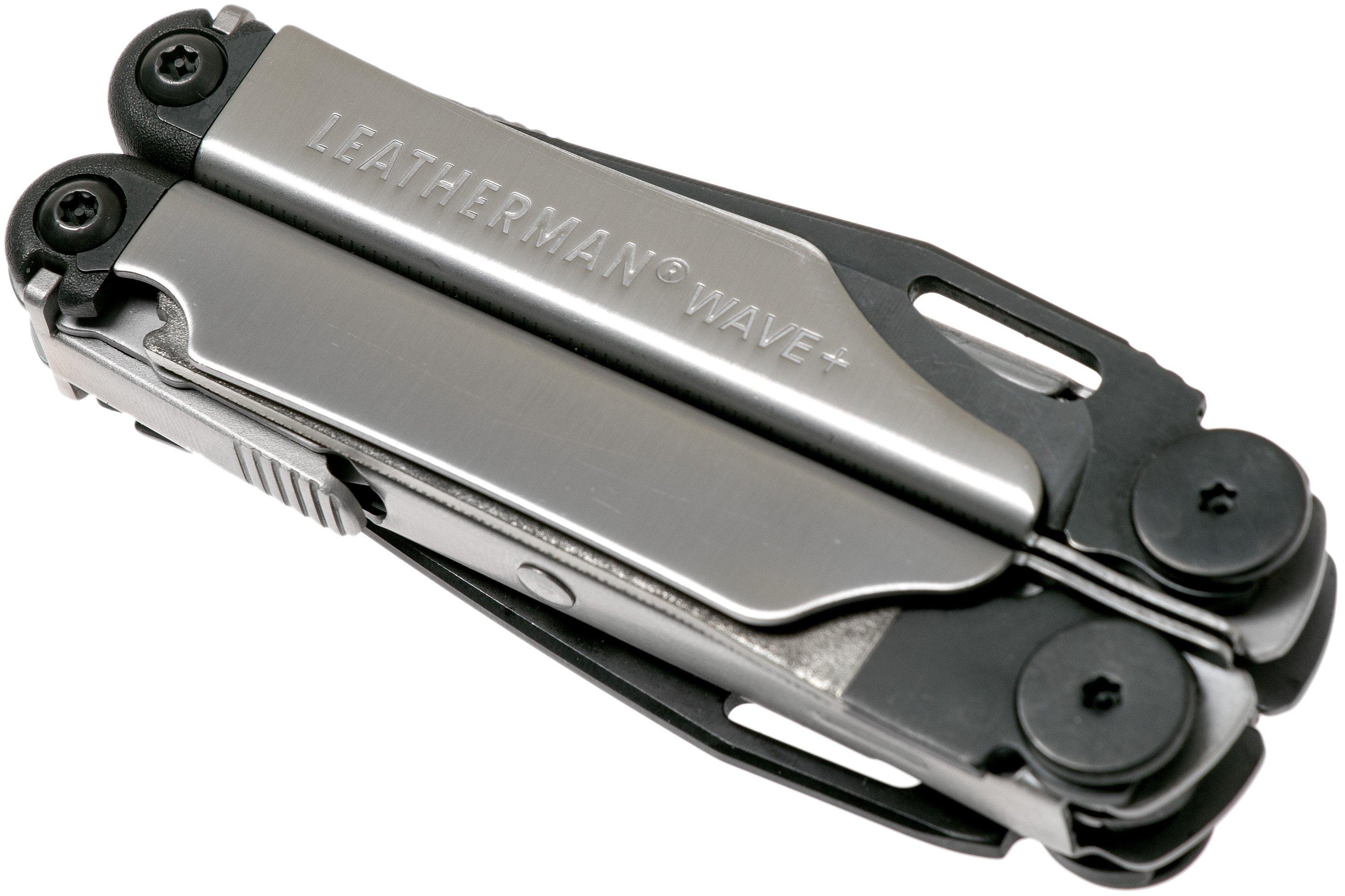 Leatherman Wave Plus Black & Silver multitool, nylon sheath 832622