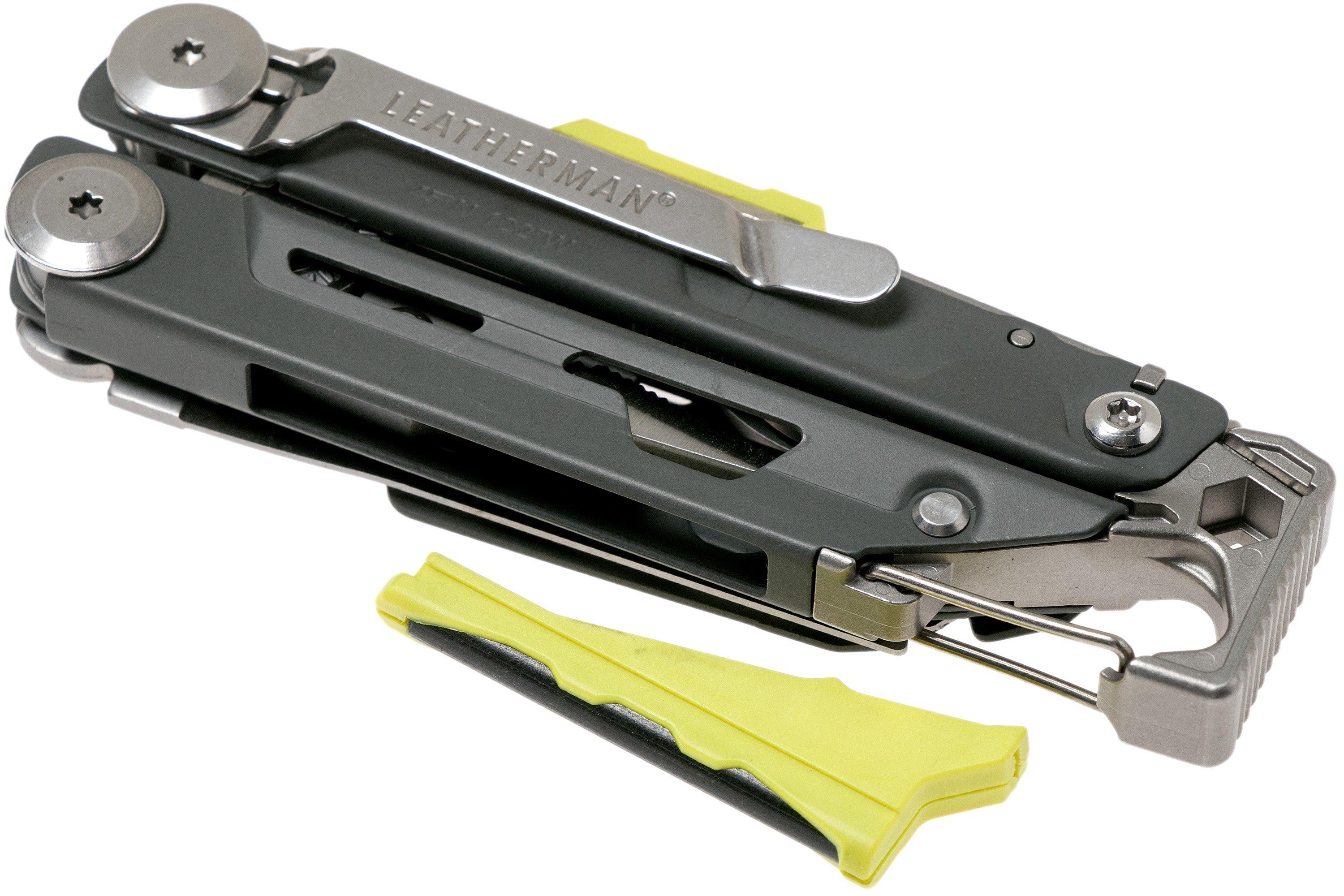 Leatherman Signal Granite Grey survival multitool 832737, nylon sheath