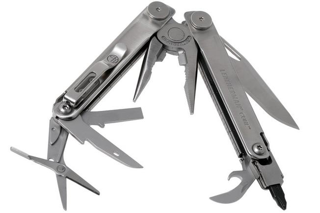 Multiherramienta Sidekick Leatherman, acero inoxidable con funda de nylon